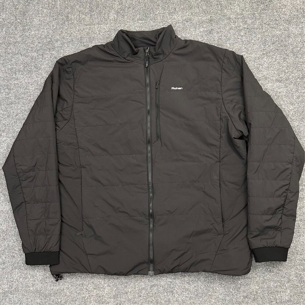 Rohan Mens Icepack Jacket Size XL Gray Puffer Full Zip